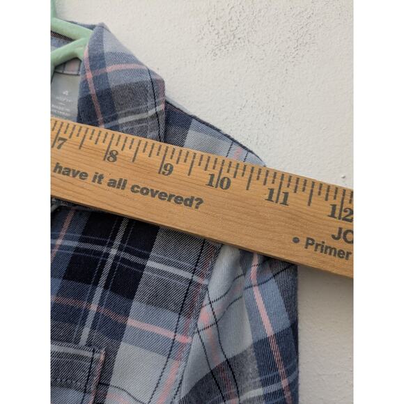 Children's Place Girls Button Up Collared Shirt Long Sleeve Blue Size 4 - Picture 3 of 8
